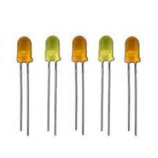 LED Ambar de 3 mm. LED Amarillo de 3 mm.