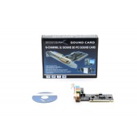 Tarjeta de sonido PCI 3D 6 Canales 5.1